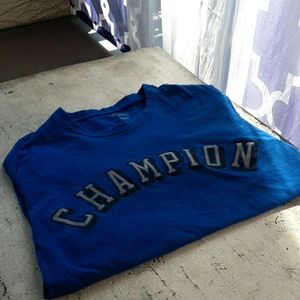 Blue Women's Champion shirt